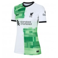Camiseta Liverpool Virgil van Dijk #4 Visitante Equipación para mujer 2023-24 manga corta